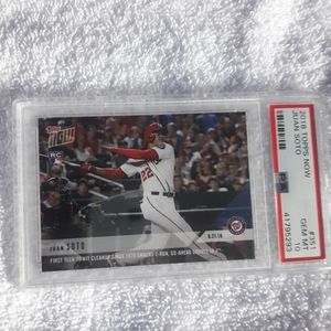 Juan Soto Rookie Card PSA Graded 10